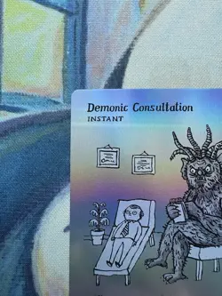 Demonic Consultation - Secret Lair Foil Encyclopedia of Magic Mtg R0004 NM-M - Image 3