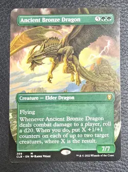 Ancient Bronze Dragon (Borderless) Commander Legends Battle for Baldurs Gate MTG - Image 1