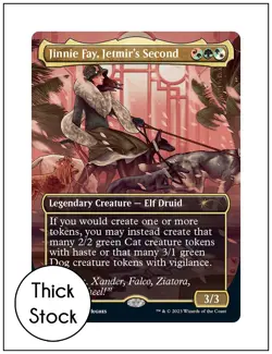 1x Jinnie Fay, Jetmir's Second, Thick Stock Display - Secret Lair Drop, MTG NM - Image 1