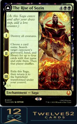 MTG - TLA - #117 The Rise of Sozin Foil,Mythic Near Mint or Better - Image 1