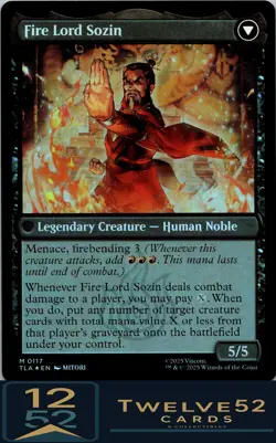 MTG - TLA - #117 The Rise of Sozin Foil,Mythic Near Mint or Better - Image 2