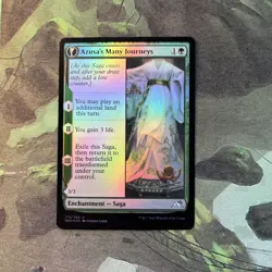1x Azusa's Many Journeys 172 FOIL Kamigawa Neon Dynasty NM MTG FAST SHIPPING - Image 1