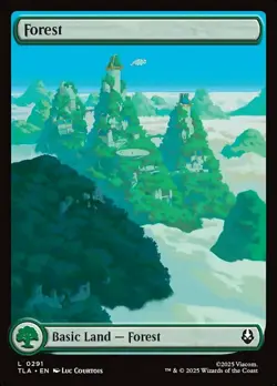 x4 Forest (0291) - Foil L MTG Avatar: The Last Airbender M/NM, English - Image 1