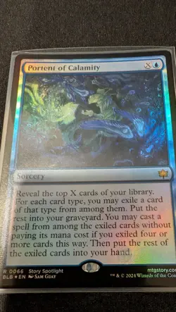 MTG: Portent of Calamity, FOIL, R 0066, Bloomburrow - Image 1