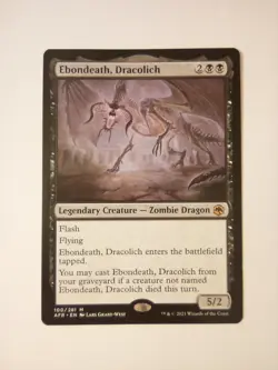 MTG Ebondeath, Dracolich Time Spiral Magic the Gathering 100/281 - Image 1