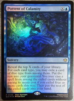 Portent of Calamity (Rare-Foil) #66 Bloomburrow [MTG] [Near Mint] - Image 1