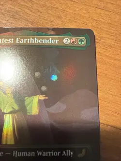 MTG Avatar Toph, Greatest Earthbender TLE 0070 Borderless Foil Mythic NM - Image 4