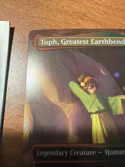 MTG Avatar Toph, Greatest Earthbender TLE 0070 Borderless Foil Mythic NM - Image 5