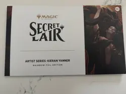 MTG Secret Lair Artist Series: Kieran Yanner Rainbow Foil Edition Sealed In Hand - Image 1