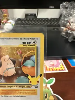 Pokemon Celebrations 25th Anniversary 20/111 Cleffa Holo Rare NM-M Pack Fresh - Image 3