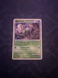 Pokemon Card HS Triumphant Bellsprout Common 57/102 - Image 1