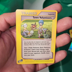 Vintage Rare Town Volunteers Aquapolis 136/147 E-Reader Series Pokemon Tcg Card - Image 2