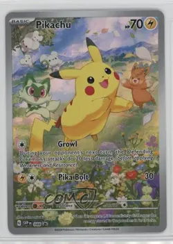 Pikachu (Paldea Adventure Chest) Holo Pokemon Scarlet & Violet Black Star Promo - Image 1