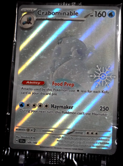 Crabominable 149/142 SEALED STAMPED Holiday Calendar Promo Pokemon TCG MINT - Image 1