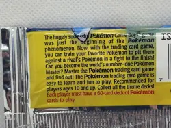 1999 Pokemon Base Set Booster Pack Blastoise Art Long Crimp Heavy 21.4g Sealed - Image 5
