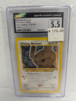 Shining Noctowl Pokemon (2002) Neo Destiny 110/105 Holo CGC 5.5 - Image 2