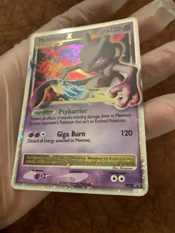 Mewtwo LV.X DP28 Diamond and Pearl Promos Holo English LP Pokemon TCG 2008 - Image 3