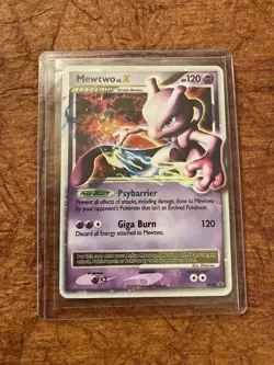 Mewtwo LV.X DP28 Diamond and Pearl Promos Holo English LP Pokemon TCG 2008 - Image 4