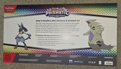 Pokemon S&V Prismatic Evolutions Lucario ex Tyranitar ex Premium Collection X2 - Image 3