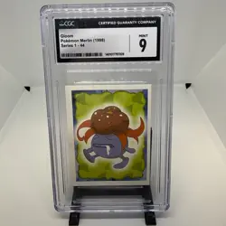 1998 Pokemon Merlin Series 1 #44 Gloom Sticker CGC 8.5 NM/MINT+ - Image 1