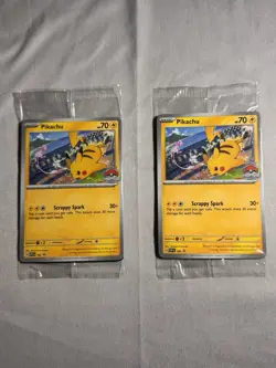 TWO Pikachu #190 Black Star Promo Sealed | Pokemon World Championships 2024🔥🔥 - Image 1