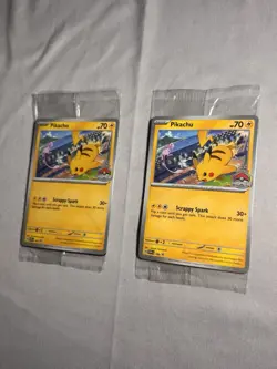 TWO Pikachu #190 Black Star Promo Sealed | Pokemon World Championships 2024🔥🔥 - Image 2