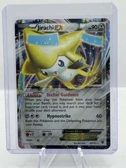 2013 Pokemon Plasma Blast Holo 60/101 Jirachi EX - Image 1