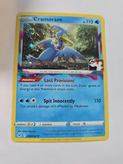 2023 Play! Pokemon Prize Pack Series 3 Cramorant 50 Cosmos Holo - NM - Image 1