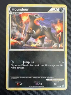 Pokemon TCG Houndour Call of Legends 59/95 Regular Common MP - Image 1