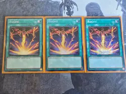 Yugioh 3x Raigeki Alternate Art MP24-EN056 Prismatic Secret Rare NM 1st Edition - Image 1