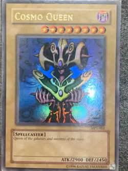 Yugioh Cosmo Queen MP1-002/ Millenium Shield MP1-001 Both Heavy Play McDonalds - Image 1