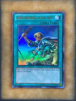 Yugioh Reinforcement of the Army LCJW-EN286 Ultra Rare 1st Ed NM - Image 1