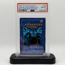 2003 YuGiOh Obelisk The Tormentor Ultra Rare GBI-002 PSA 8 - Image 1