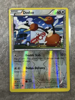Doduo 116/162 Pokemon TCG Card Breakthrough 2015 Reverse Holo (Near Mint) - Image 1