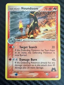 Pokemon TCG Team Magma’s Houndoom 34/95 Regular Uncommon MP - Image 1