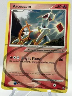 2009 Pokemon Card - Arceus TCG Arceus AR3 Holo Rare Fire Type - Image 1