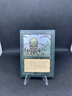 NECROPOTENCE-ICE AGE EDITION-MAGIC THE GATHERING CARD. - Image 1