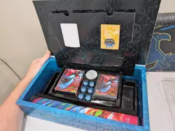 Mega Charizard X ex UPC Mat, Card Boxes, Coin, and Sleeves - Phantasmal Flames - Image 2