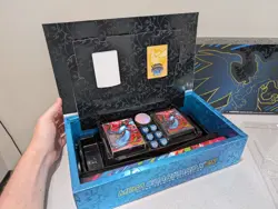 Mega Charizard X ex UPC Mat, Card Boxes, Coin, and Sleeves - Phantasmal Flames - Image 4