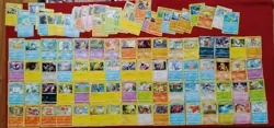 Pokemon Card Lot + Pikachu + Eevee (99) - Image 1