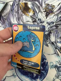 (VP) Lapras #131 PokeTrivia Burger King Promo Card 1999 Vintage Pokemon HP - Image 5