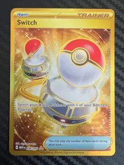 Pokemon TCG Switch Scarlet & Violet 151 206/165 Holo Hyper Rare VLP - Image 1