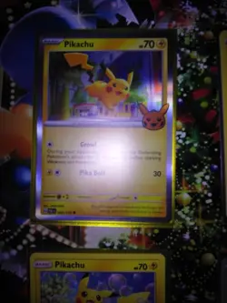 Pokemon Pikachu Card Collection Setof 4 All English mint Condotion - Image 2