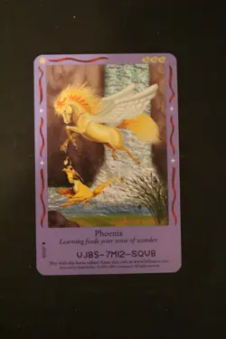 Bella Sara Trading Card - Magical Friends - Foil S31/37 Phoenix - Image 1