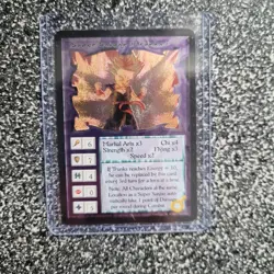 Ani-mayhem Dragonball Z Super Saiyan Trunks Vintage Card 1997 Foil Ultra Rare - Image 1