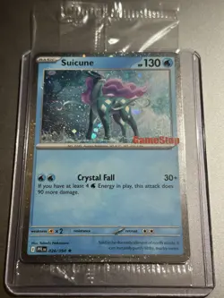 Suicune GameStop Stamped Promo Card 026/094 (New & Factory Sealed) - Image 2
