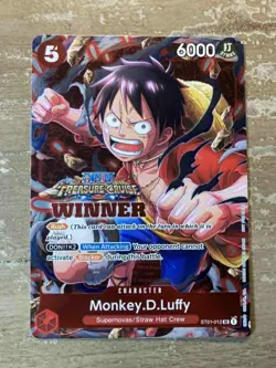 Monkey.D.Luffy (Winner Pack Vol. 5) ST01-012 One Piece Promotion Cards Foil NM - Image 1
