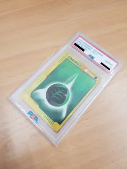 Grass Energy Holo PSA 10 McDonald's 2002 Japanese Pokemon Card Graded - Image 4