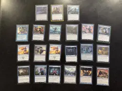 Lot of 21 Rare Blue MTG Magic The Gathering Cards - Many Sets - NM - Image 1