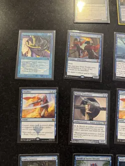Lot of 21 Rare Blue MTG Magic The Gathering Cards - Many Sets - NM - Image 4